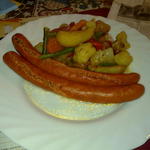 Beilage an Wurst