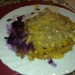 Nudeln an Hackfleisch