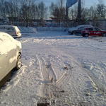 CeBIT bei Schnee