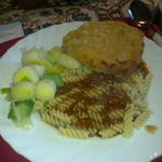 Schnitzel an Beilage