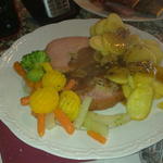 Leberkäse in der Nähe von Beilage