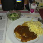 Schnitzel Wiener Art an Beilage