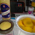 Schokopudding an Beilage