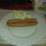 Backwurst bei Kartoffelsalat
