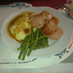 Beilage an Fleischwurst