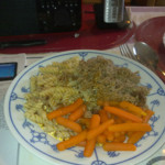 Hackfleisch an Beilage