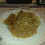 Beilage an Wurst